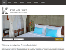 Tablet Screenshot of kolabsorhotel.com